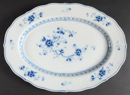 Victoria Blue 12" Oval Serving Platter