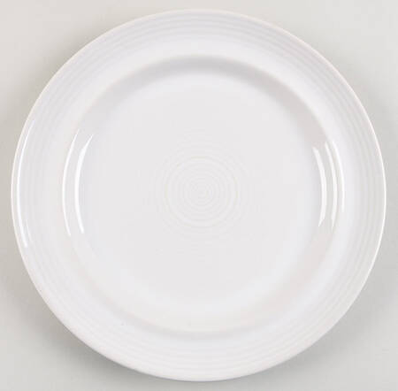 Carnivale White Dinner Plate