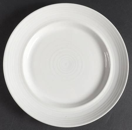 Carnivale White Salad Plate