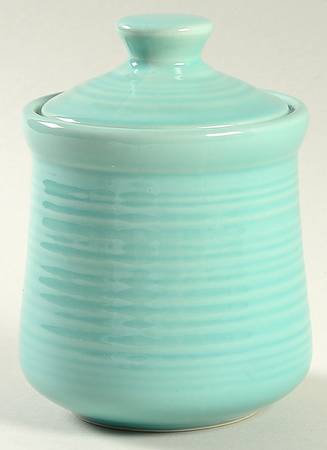 Carnivale Light Green Sugar Bowl & Lid