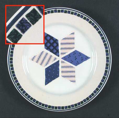Patchworks Salad Plate