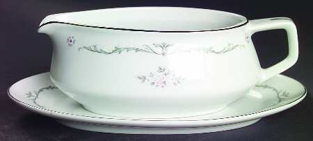 Petite Bouquet Gravy Boat & Underplate/Relish