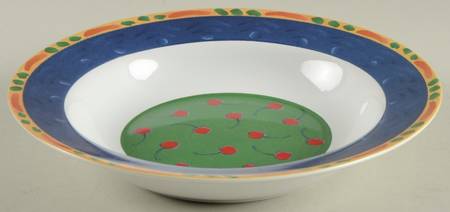 Tuscan Cherries Rim Soup Bowl