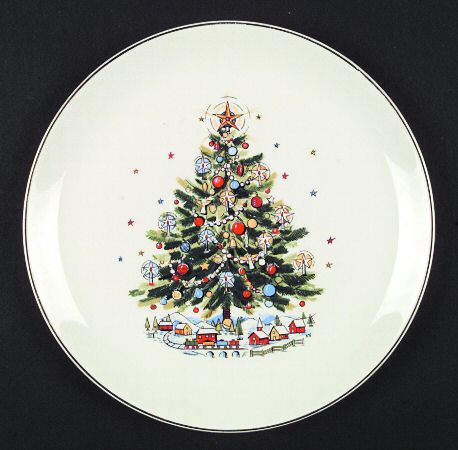 Christmas Eve (No Color Bnd, Gold Trim) by Salem