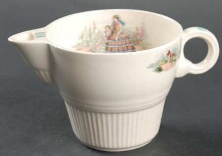 Godey Prints (Ribbed Rim) Creamer