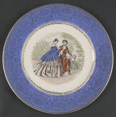 Godey Prints Service Plates Service Plate (Charger)