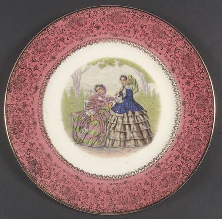 Godey Prints Service Plates Service Plate (Charger)