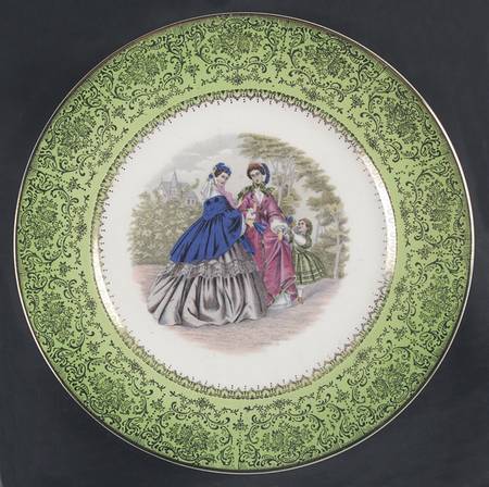 Godey Prints Service Plates Service Plate (Charger)