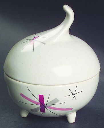 Hop Scotch Pink Sugar Bowl & Lid