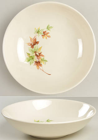 Maple Leaf 9" Round Vegetable Bowl