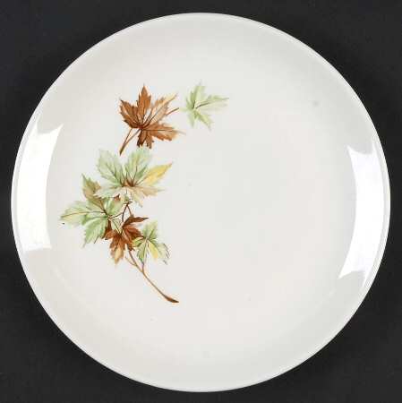 Maple Leaf Bread & Butter Plate