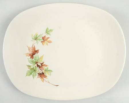 Maple Leaf 13" Oval Serving Platter