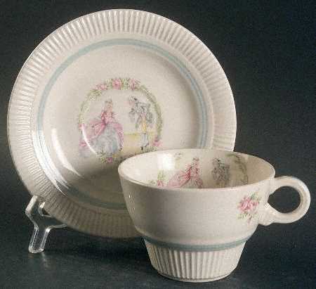Minuet (China) Flat Cup & Saucer Set