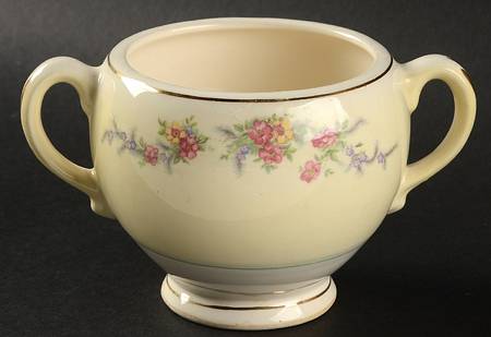 Monticello (Smooth Rim) Sugar Bowl No Lid