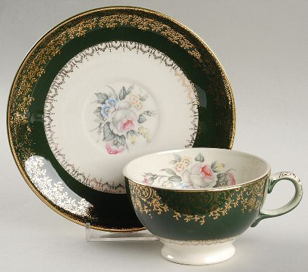 Princess Anne Footed Cup & Saucer Set