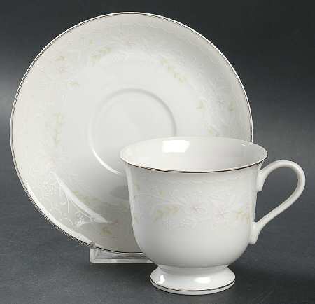 Spring Blossom Footed Cup & Saucer Set