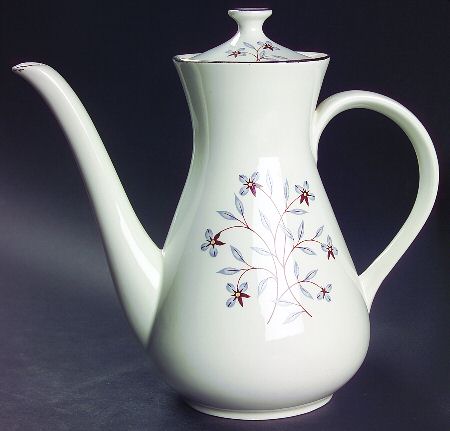 Whimsey (White Background) Coffee Pot & Lid by Salem