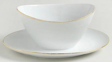 19330 Gravy Boat with Attached Underplate
