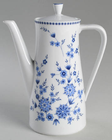 Bavarian Blue Coffee Pot & Lid