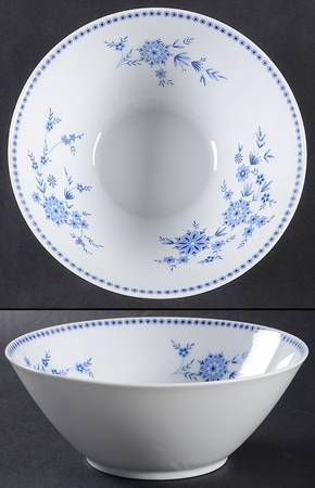 Bavarian Blue 7" Round Vegetable Bowl