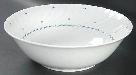 Elisa Blue (No Trim) 9" Round Vegetable Bowl