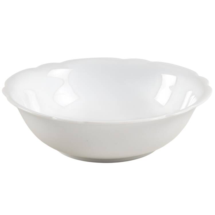 Gloria White Rim Soup Bowl