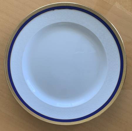 Polonaise Blue Salad Plate