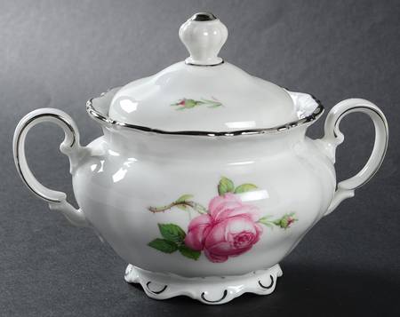 Premiere Rose Sugar Bowl & Lid by Seltmann