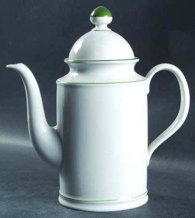 Rainbow Green Coffee Pot & Lid