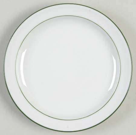 Rainbow Green Bread & Butter Plate