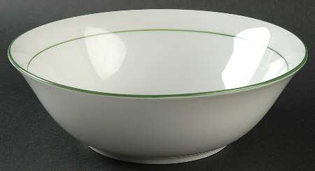 Rainbow Green 8" Round Vegetable Bowl