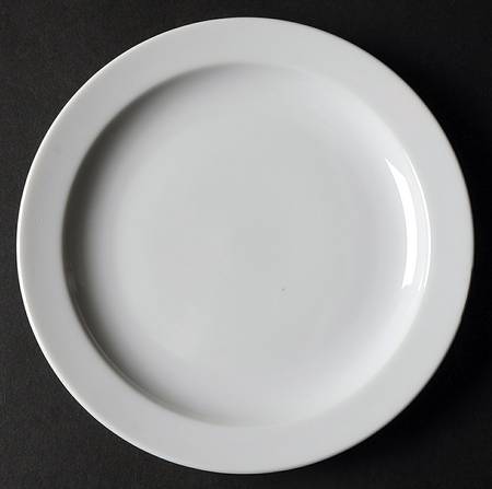Renate White (Smooth) Salad Plate