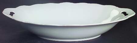 Theresia White 13" Oval Vegetable Bowl