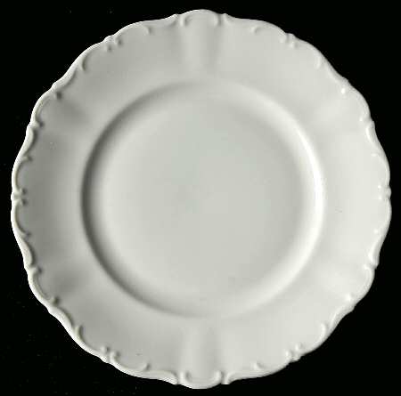 Theresia White Salad Plate
