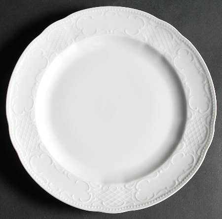 Vienna White Dinner Plate