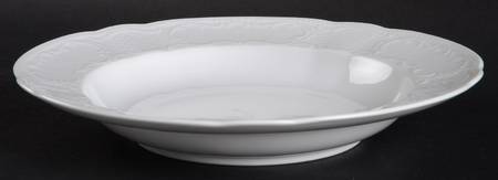 Vienna White Rim Soup Bowl