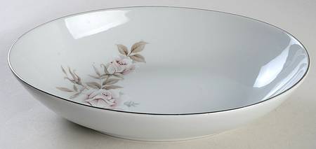 April Rose 10" Oval Vegetable Bowl