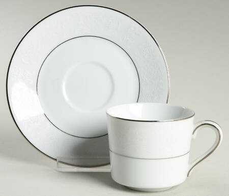 Empress Flat Demitasse Cup & Saucer Set