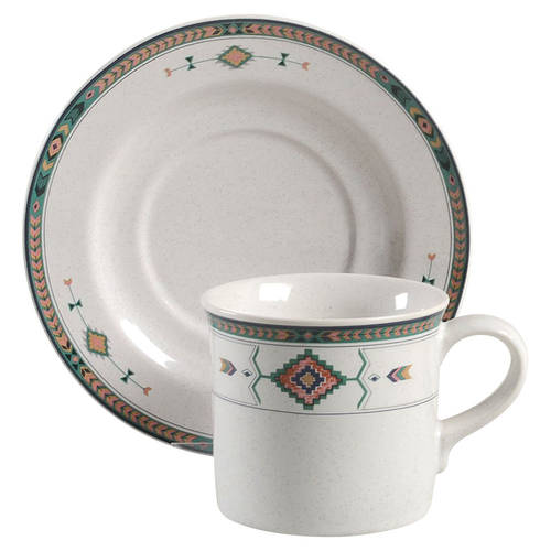 Adirondack Flat Cup & Saucer Set