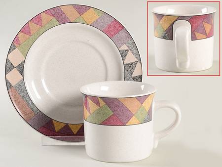 Palm Desert Flat Cup & Saucer Set