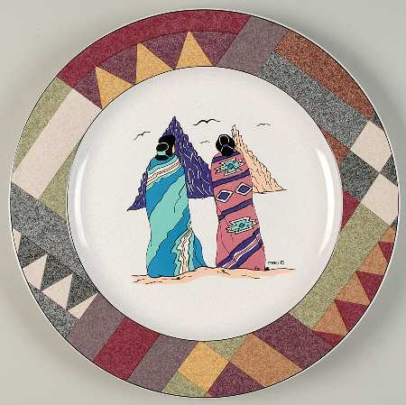 Palm Desert Accent Service Plate (Charger)