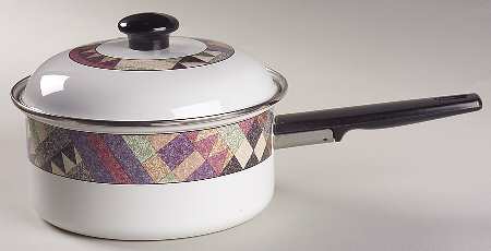 Palm Desert 2 Quart Metal Covered Saucepan