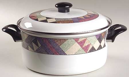Palm Desert 4 Quart Metal Covered Casserole
