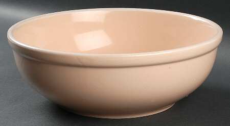 Peaches N Cream 11" Large Salad Serving Bowl