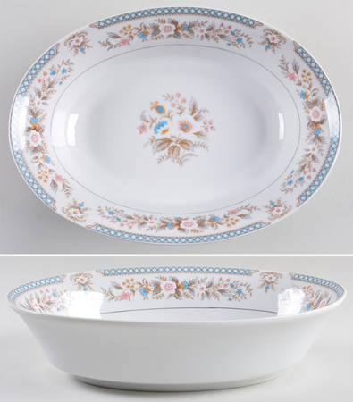 First Lady 10" Oval Vegetable Bowl