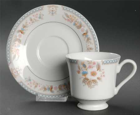 First Lady Footed Cup & Saucer Set
