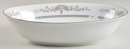 Shelly (Japan) 10" Oval Vegetable Bowl