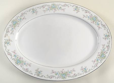2473 14" Oval Serving Platter