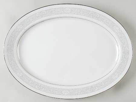 Stream 16" Oval Serving Platter