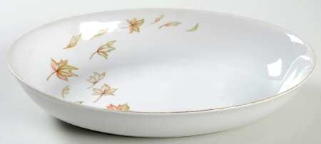 Autumn Fantasy 10" Oval Vegetable Bowl